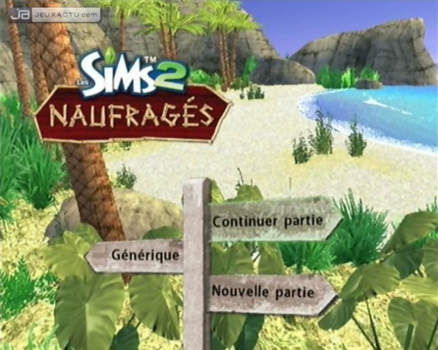 Les Sims 2 : Naufragés : images du jeu sur PlayStation 2, Nintendo Wii