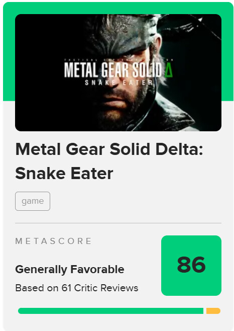 Metal Gear Solid Delta : Snake Eater Metal Gear Solid Delta : Snake Eater