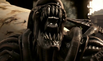 Mortal Kombat X : Alien, Leatherface, Bo Rai Cho et Triborg en gameplay