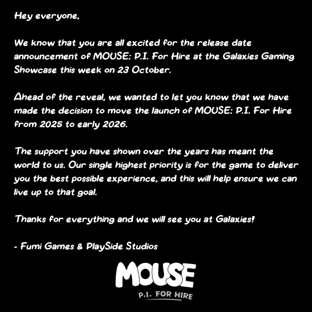 MOUSE : P.I. For Hire