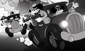 MOUSE P.I. For Hire : ambiance film noir des années 30 pour le trailer de lancement, avec du Troy Baker dedans