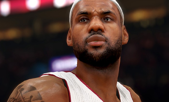 NBA 2K14：在 PS4 上探索勒布朗詹姆斯的建模