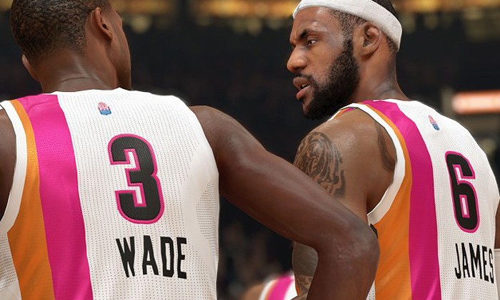 NBA 2K14: صور على PS4 تضغط على اللاعبين