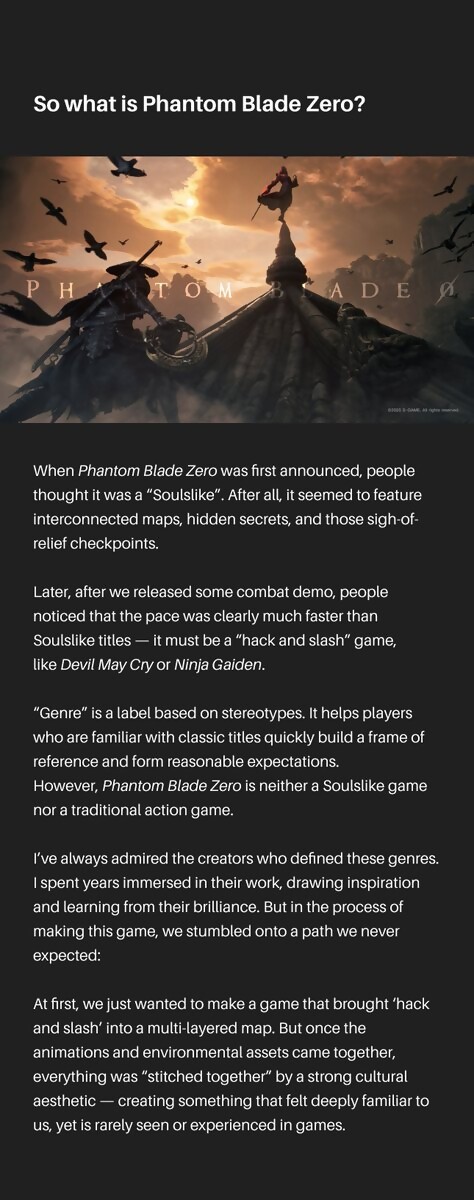 Phantom Blade Zero