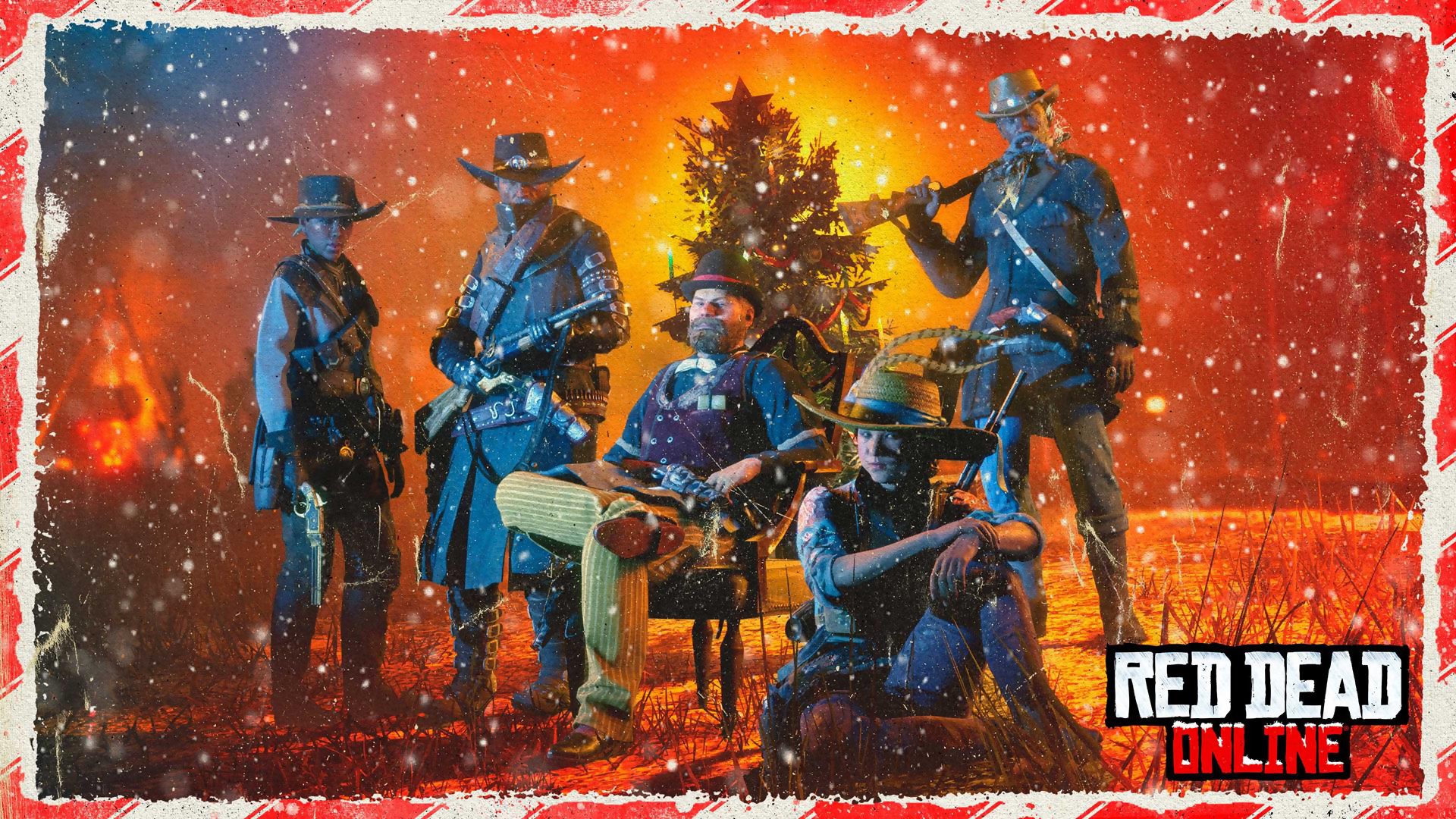 Red Dead Online les fêtes de fin d'année arrivent, c'est Noël au Far West
