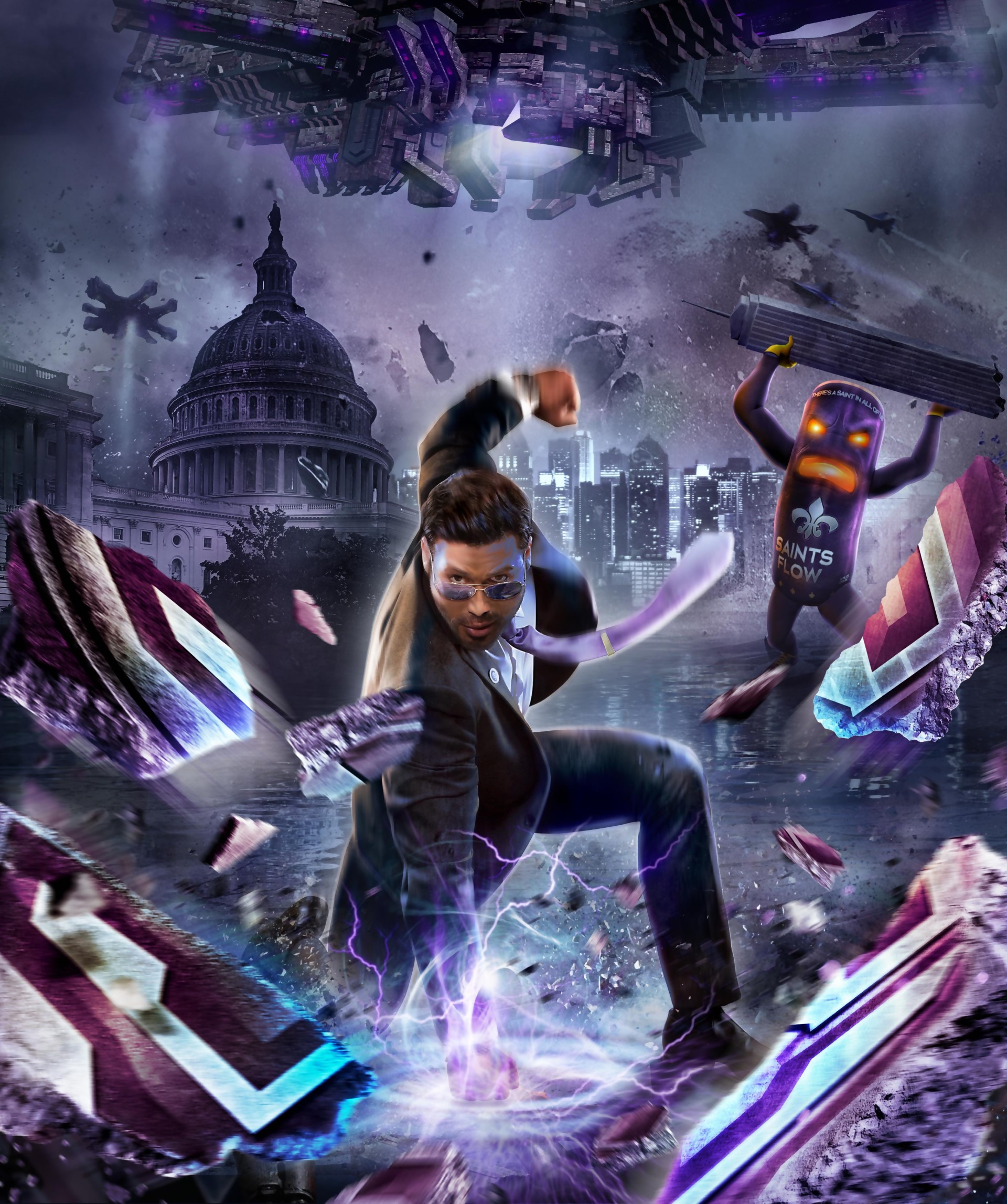 Artworks Saints Row IV Re-elected + Gat Out of Hell