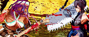 Samurai Spirits : trailer de gameplay de Darli Dagger et sa scie de bûcheron
