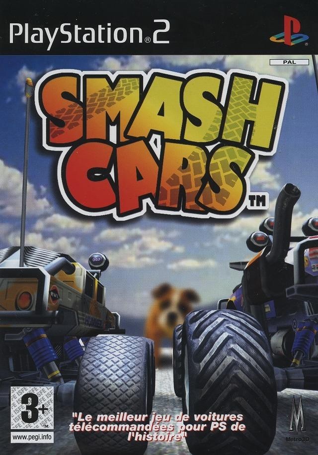 playstation game smash cars in an arena