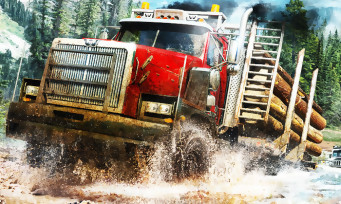 Spintires MudRunner American Wilds : un trailer rutilant pour le jeu de camions