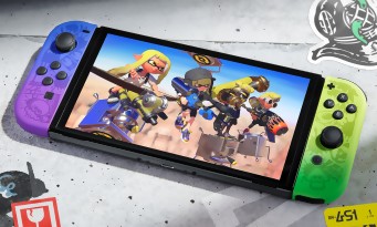 Splatoon 3 : une Nintendo Switch OLED aux couleurs du jeu, la voici en vidéo