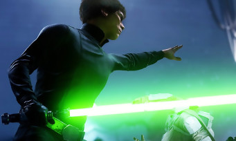 Star Wars Battlefront : Luke Skywalker défonce un Tie Fighter avec la Force