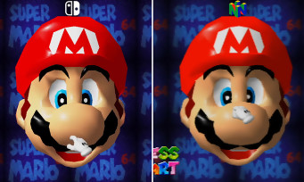 Super Mario 64 : une vidéo comparative Switch vs. Nintendo 64