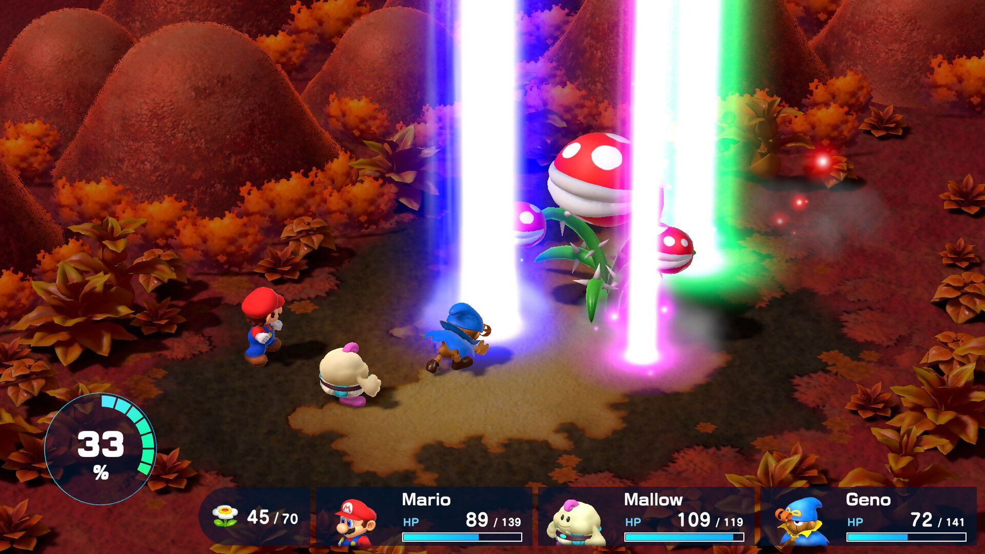 Super Mario RPG – Nouvelles fonctionnalités en combat (Nintendo Switch) 