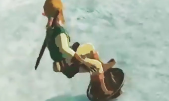 Zelda Breath of the Wild : quand Link fait du snowboard en vidéo