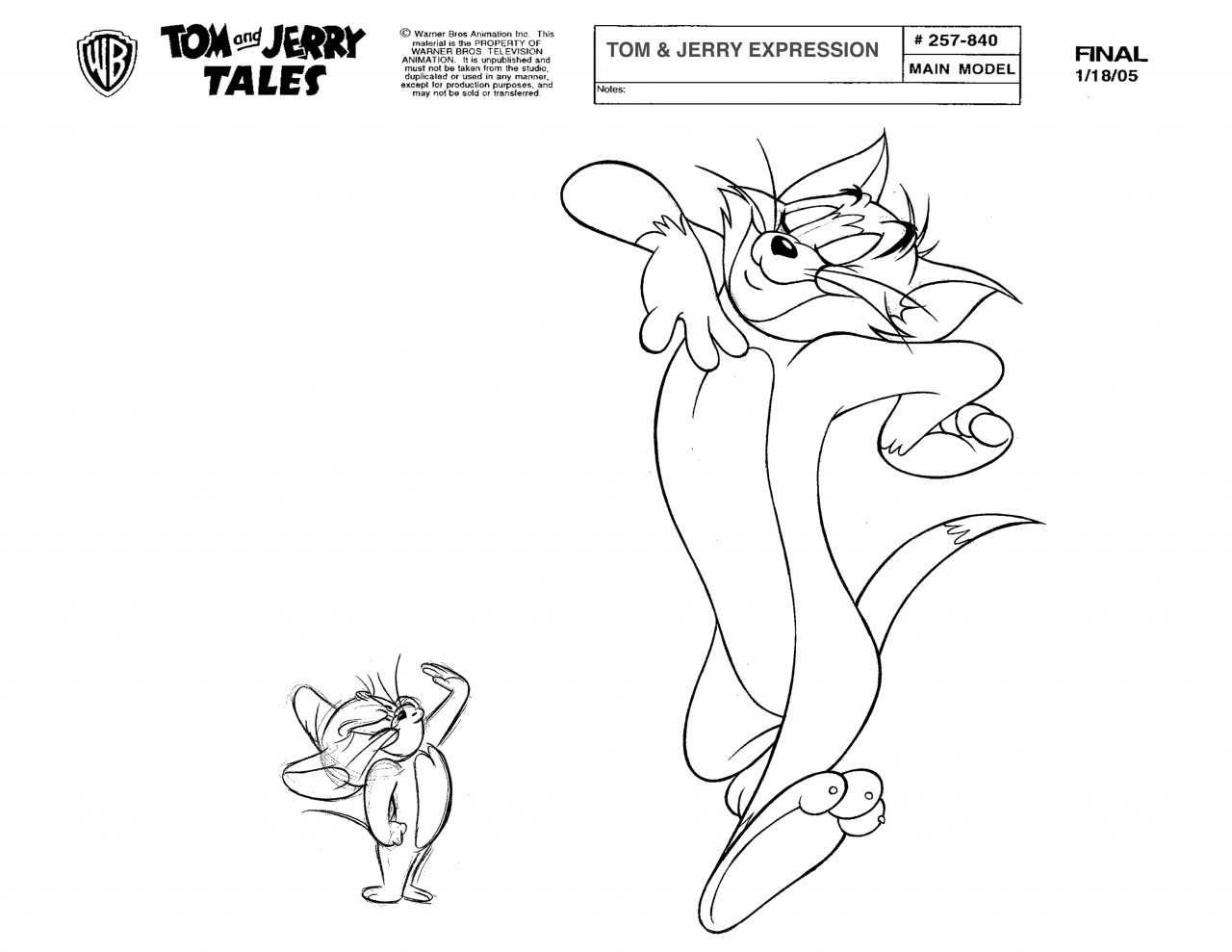 Artworks Tom and Jerry Tales.
