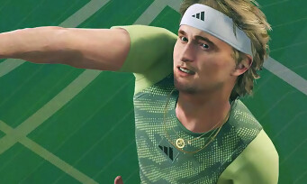 TopSpin 2K25 : Alexander Zverev est le nouveau joueur pro jouable, nouvelle mise à jour avec un nouveau terrain et des tenues en p