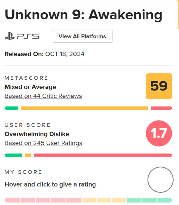 Unknown 9 Awakening